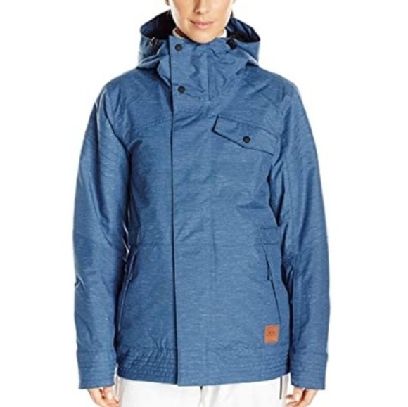 Oakley Women's Showcase BZI Jacket In Blue Shade - Picture 2 of 13